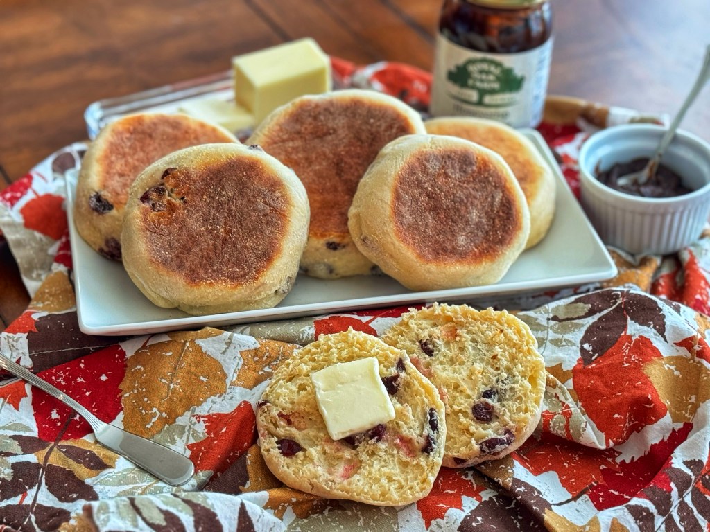 Cranberry English Muffins