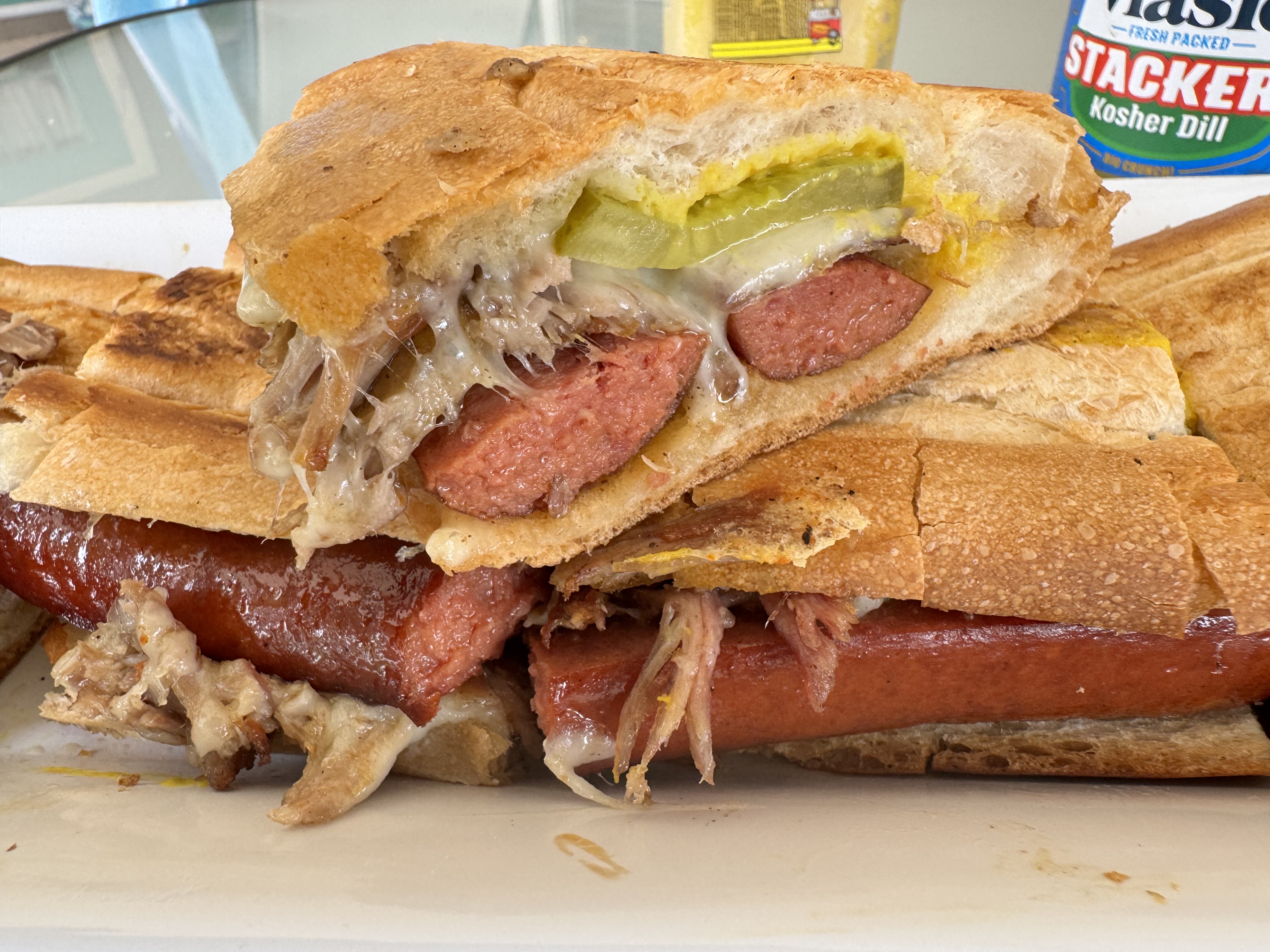 Cuban Sandwich Hot Dogs