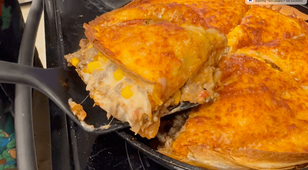 Cheesy Mexican Lasagna