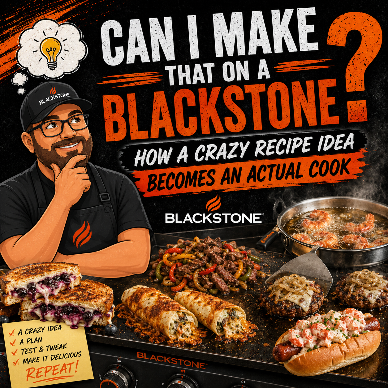Can I Make That on a Blackstone? How a Crazy Recipe Idea Becomes an Actual Cook