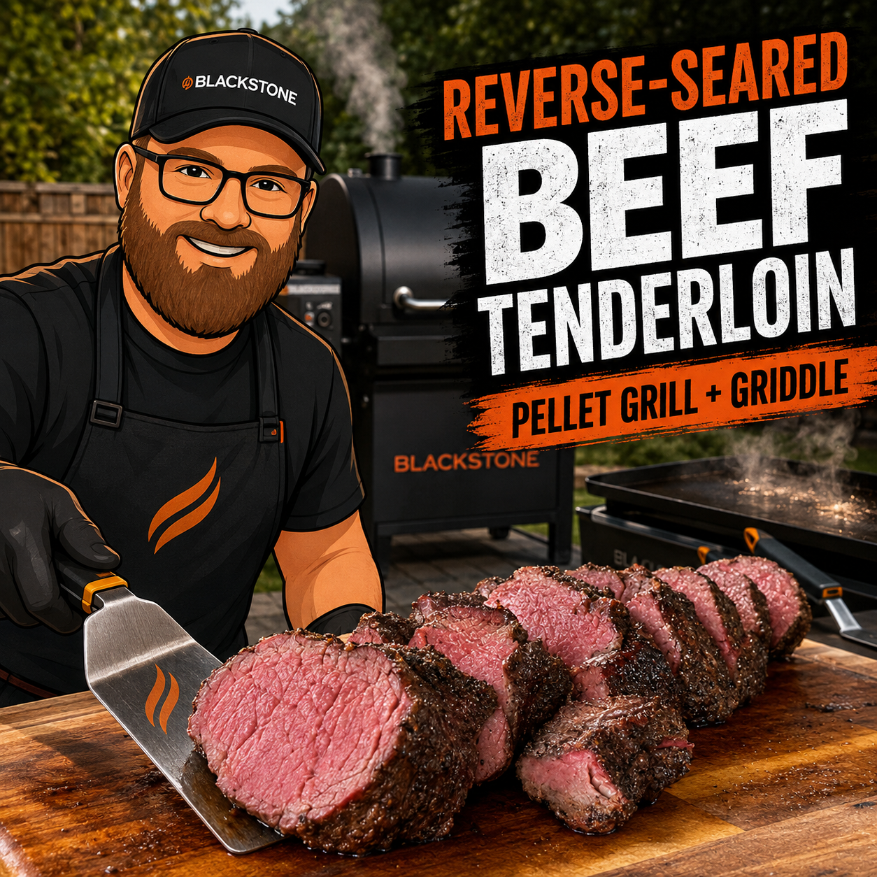 The Best of Both Worlds: Reverse-Seared Beef Tenderloin on a Blackstone Pellet Grill and Griddle