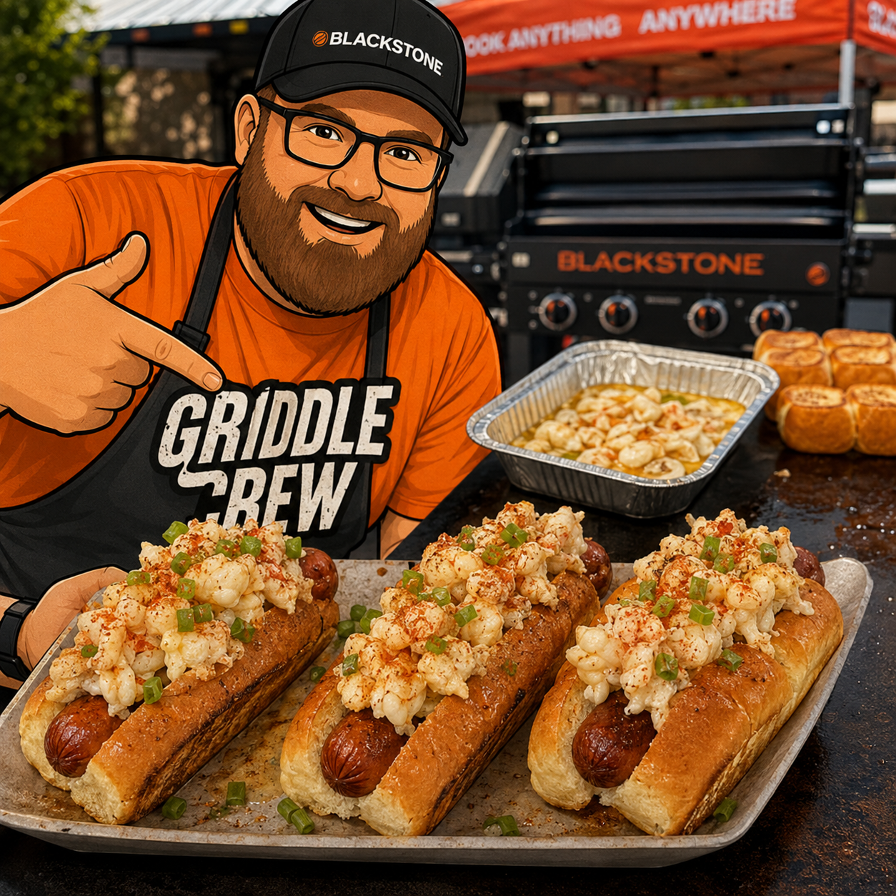 How We Created a Surf and Turf Lobster Roll Hot Dog for the Blackstone Social Summit